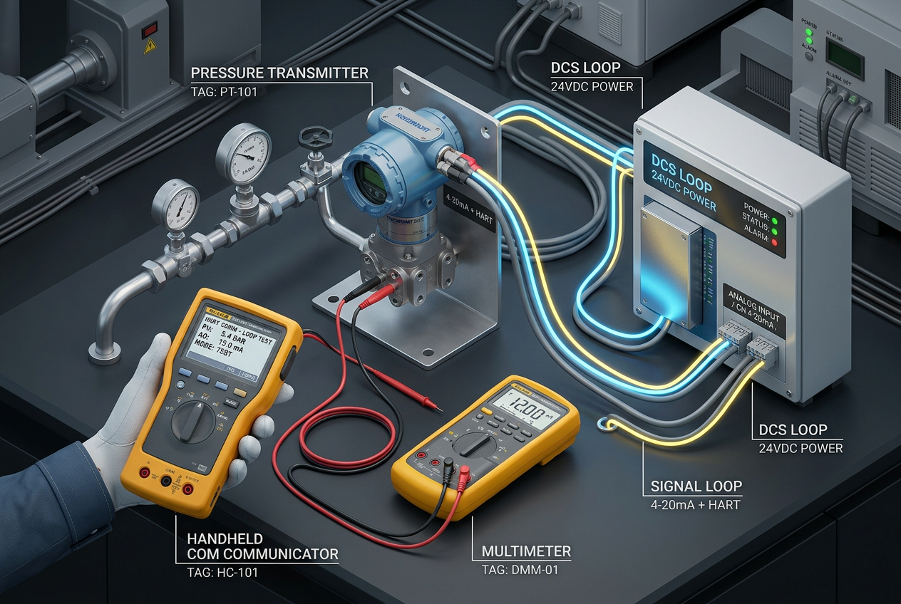 4–20 mA and HART Loop Checks: A Practical Field Commissioning Guide