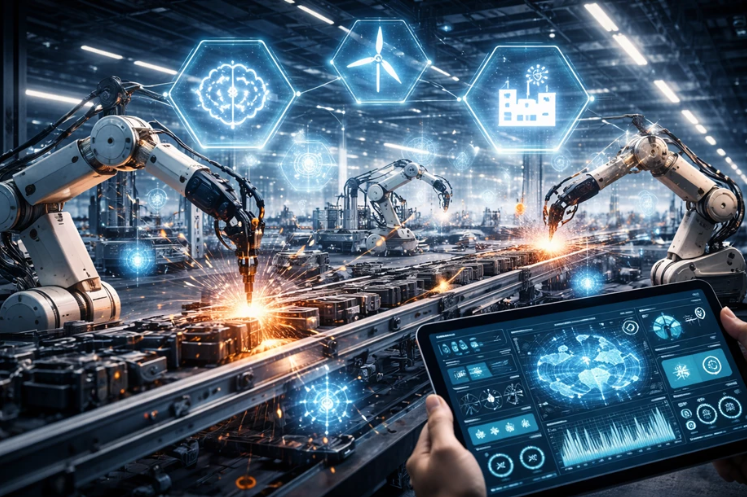 Balancing Efficiency and Consumption: The Dual Nature of Industrial AI