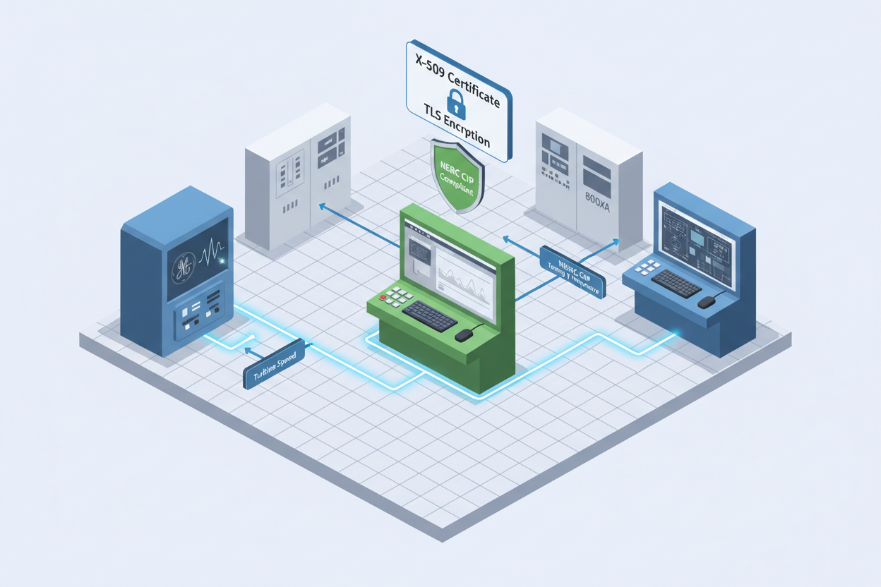 Emerson Ovation EPRO Configuration: OPC UA Server Setup for Secure Cross-System Data Exchange in Power Generation
