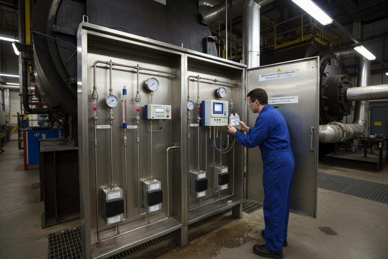 SWAS Steam and Water Analysis System Commissioning: Yokogawa CA800 and ABB AWT420 Field Guide