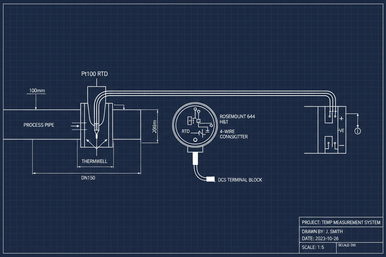 Temperature Transmitter Calibration: Rosemount 644 and Foundation Fieldbus Configuration