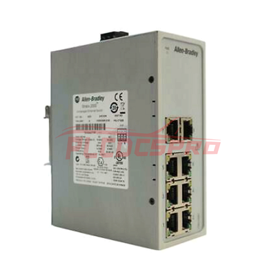 Allen-Bradley 1783-US8T Stratix 2000 Przełącznik, Niezarządzany, 8 Miedzianych Portów