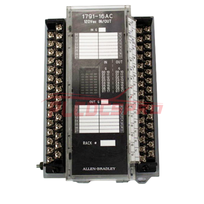 Модуль ввода-вывода Allen-Bradley 1791-16AC, блочный ввод-вывод, 32 канала, 16 входов/16 выходов