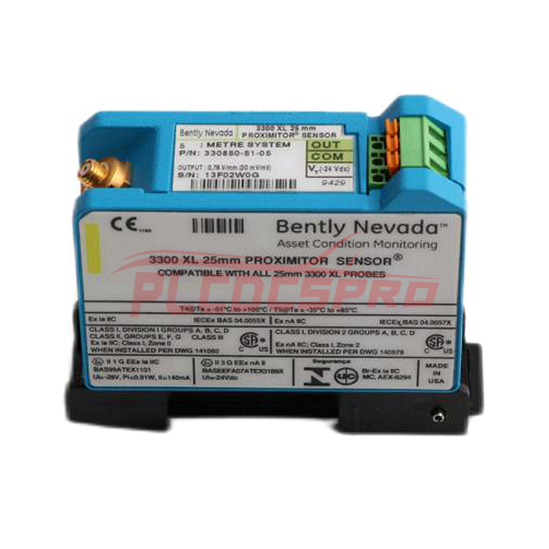 GE / Bently Nevada Näherungssensor-System 330850-51-05 Proximitor