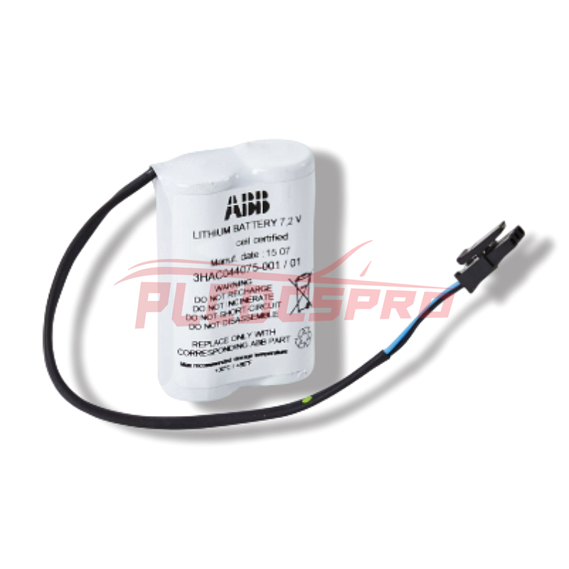 3HAC044075-001 | ABB | واحد باتری 7.2 ولت