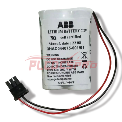 3HAC044075-001 | ABB | Bộ pin 7.2V
