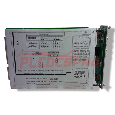 Bently Nevada 3300 Hệ thống giám sát PN: 87890-01