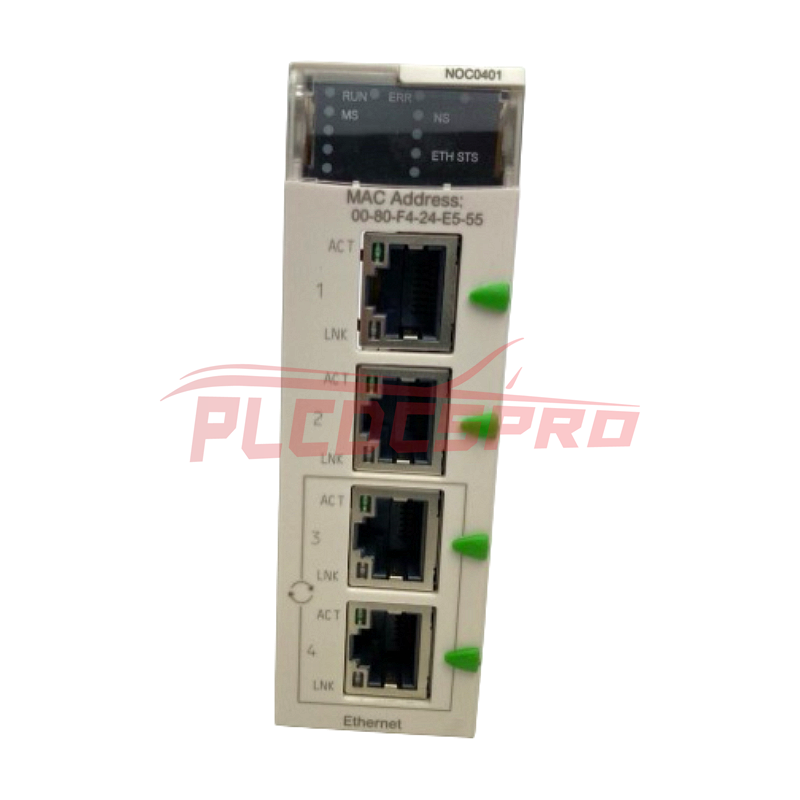 Schneider BMXNOC0401 Módulo de Comunicación Ethernet M340