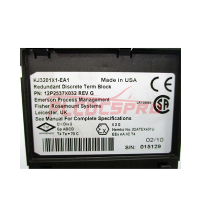 Emerson DeltaV KJ3201X1-EA1 redundáns diszkrét terminálblokk