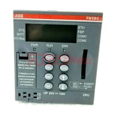 Modul Prosesor Mid-Range ABB AC500 CPUs PM590