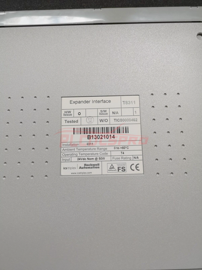 واجهة موسع TMR موثوقة ICS Triplex T8311