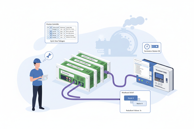 Emerson Ovation DCS + Woodward 505: Profibus DP Configuration for Steam Turbine Control