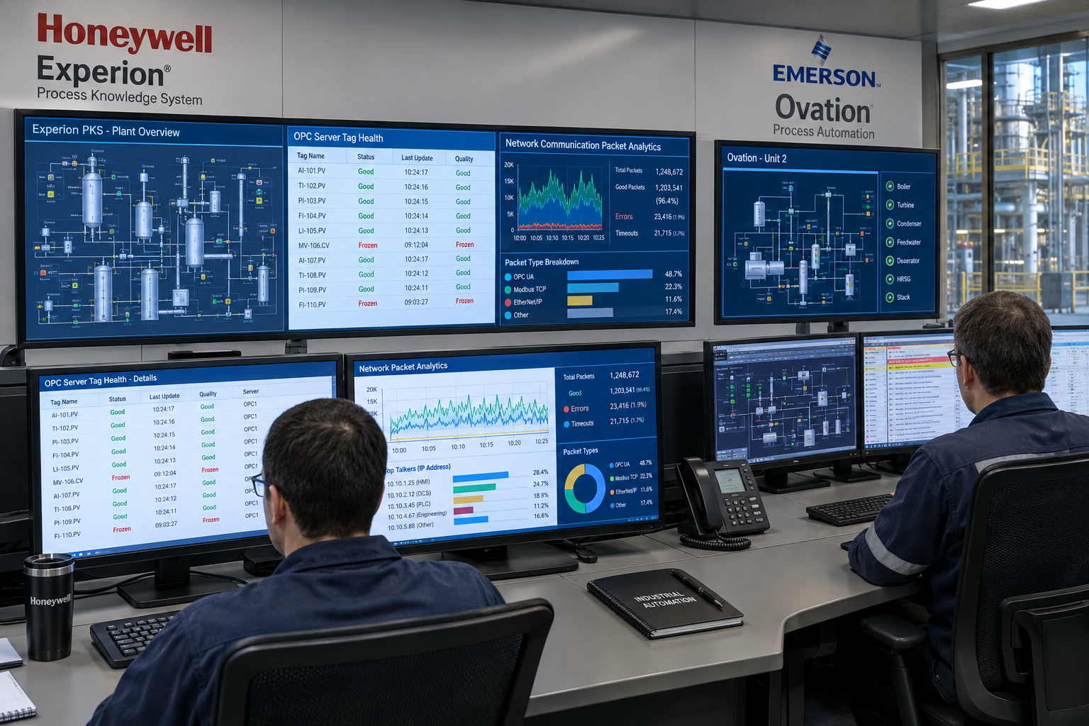 OPC Server Connected but Tags Frozen: A Honeywell and Emerson Ovation Field Guide
