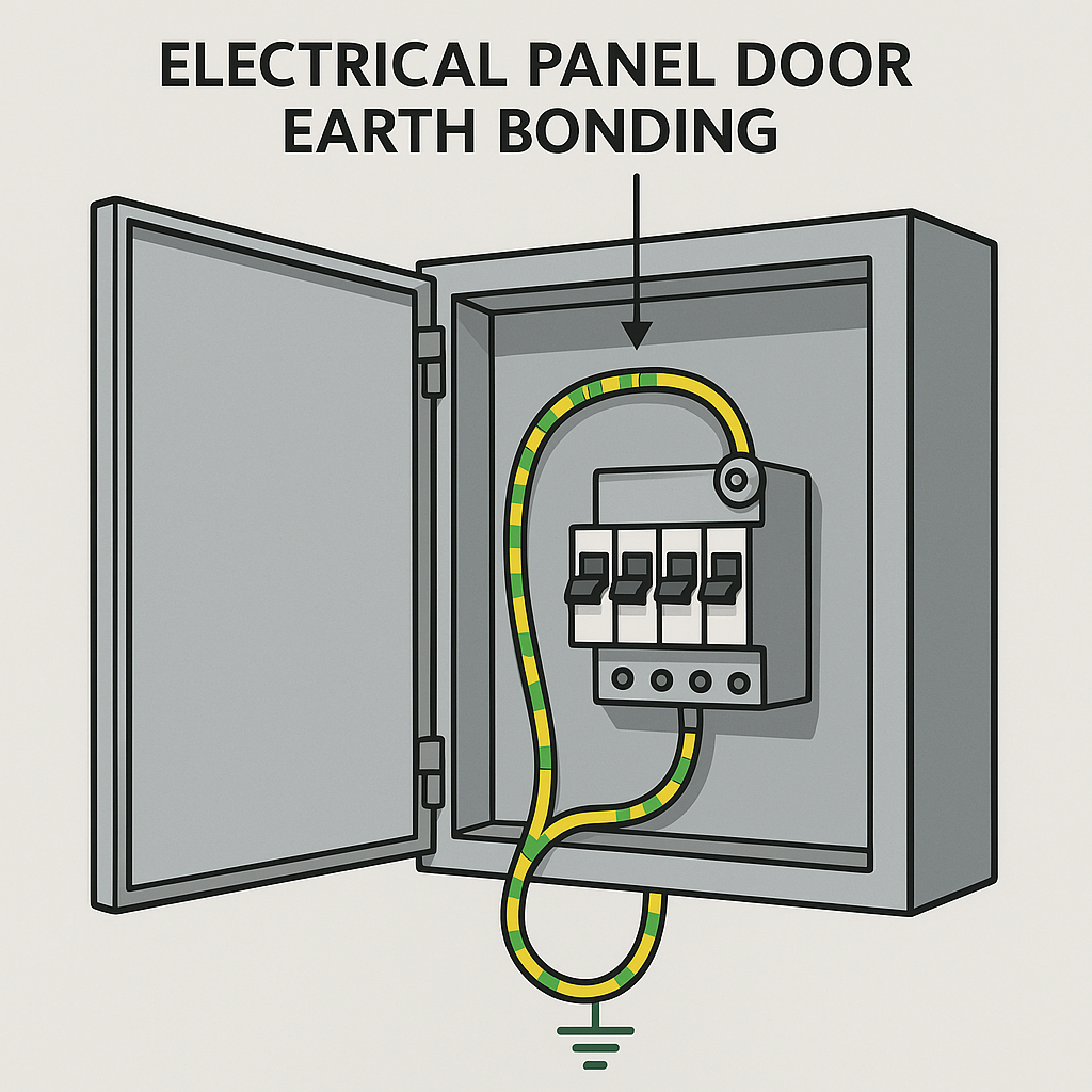 Earth Cable Panel Connection Understanding Electrical Panel Door Earth Bonding for Safety – PLC DCS ...