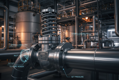 Pressure Relief Valve Sizing, Testing, and Maintenance in Process Plants