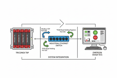 Triconex Safety Instrumented Systems: Configuring Modbus TCP Communication for Process Protection