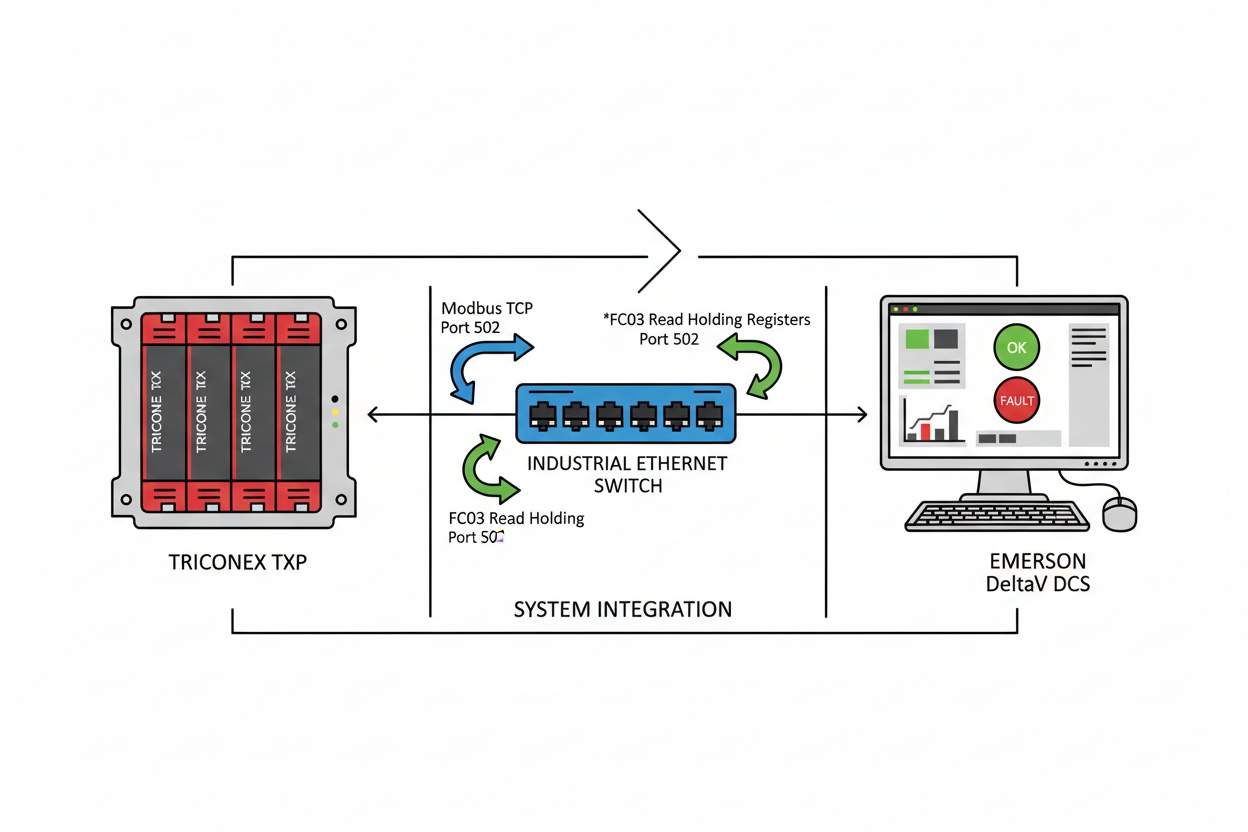 Triconex Safety Instrumented Systems: Configuring Modbus TCP Communication for Process Protection
