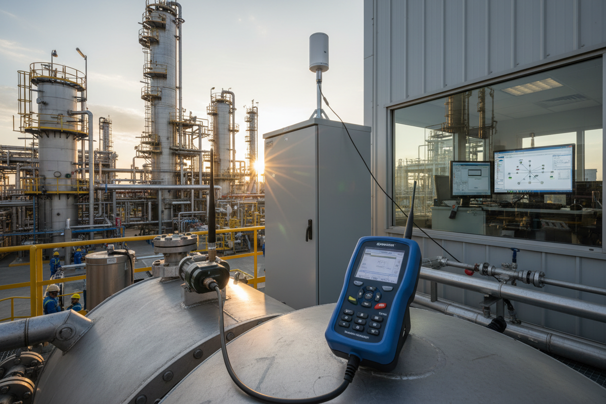 WirelessHART Network Commissioning and Field Diagnostics