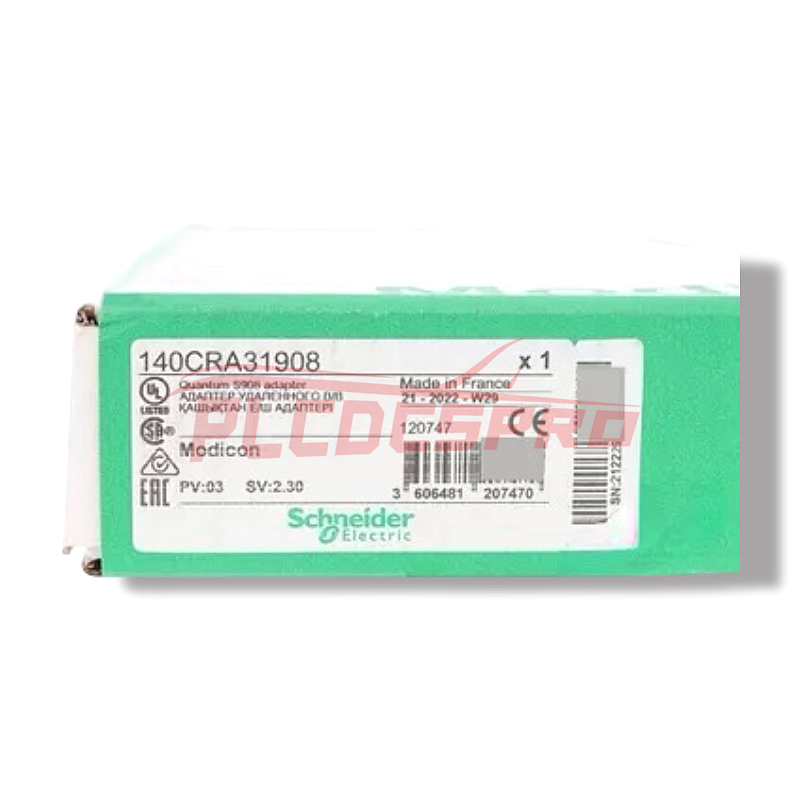 Schneider 140CRA31908 M580 Quantum S908 Adaptateur de chute RIO