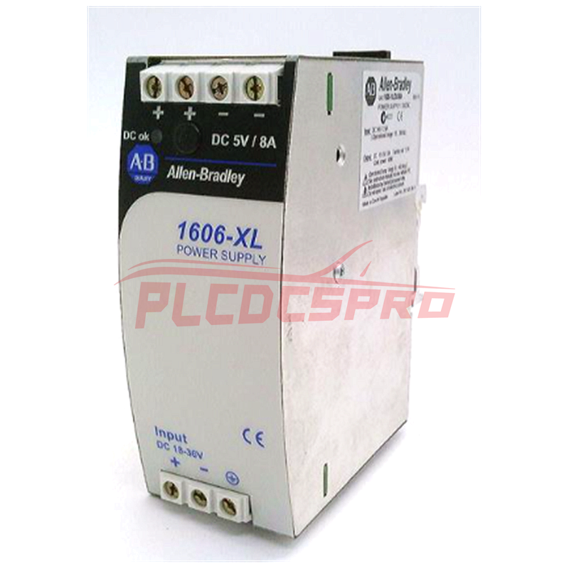 Allen-Bradley 1606-XLDC40A barošanas avots 5.1V DC 40W, 8A, 18-36V DC ieeja