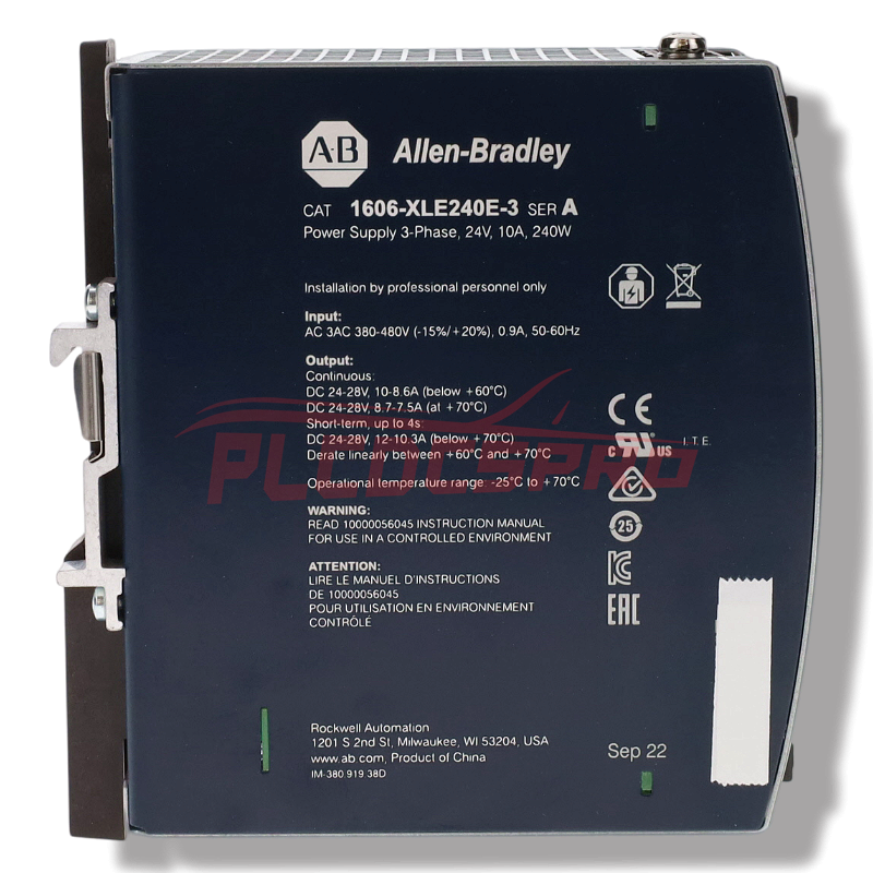 AB Allen Bradley 1606-XLE240E Catu Daya 240w 24vdc