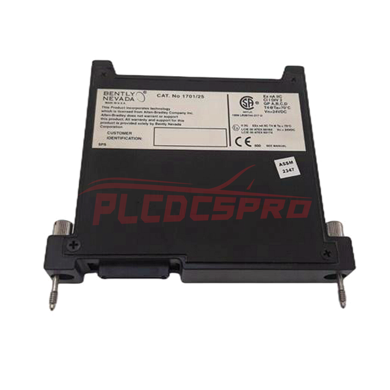 Bently Nevada 1701/25-01 Moniteur d'entrée sismique FieldMonitor