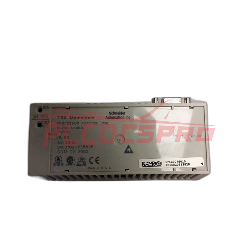 Schneider 171CCC76010 Momentum M1 Processor Adapter