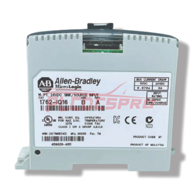 1762-IQ16 | Mô-đun đầu vào 16 điểm 24 VDC Sink/Source Allen-Bradley MicroLogix