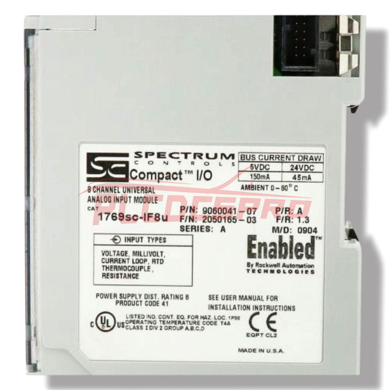 Allen Bradley 1769SC-IF8U CompactLogix Analogni Univerzalni Ulaz, 8/4-Točaka