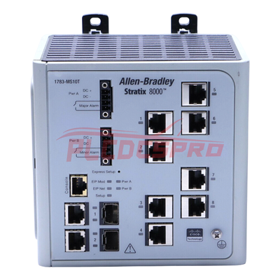 1783-MS10T | Allen Bradley 10-port Stratix 8000 Managed Switch