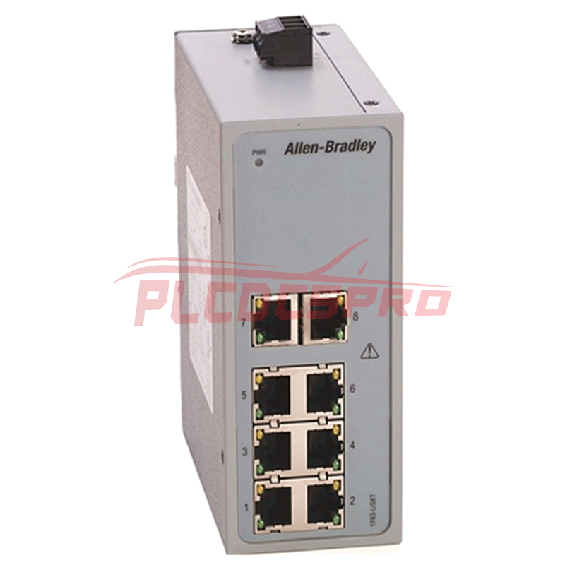 Allen-Bradley 1783-US8T Stratix 2000 коммутатор, неуправляемый, 8 медных портов