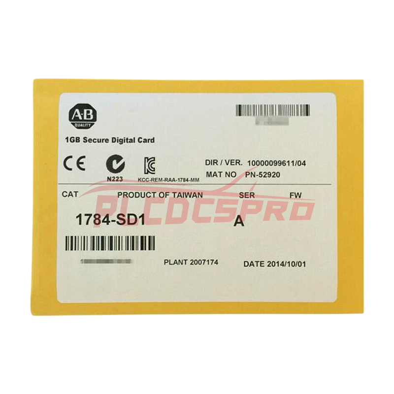 Allen Bradley 1784-SD1 ControlLogix Kartu SD 1Gb