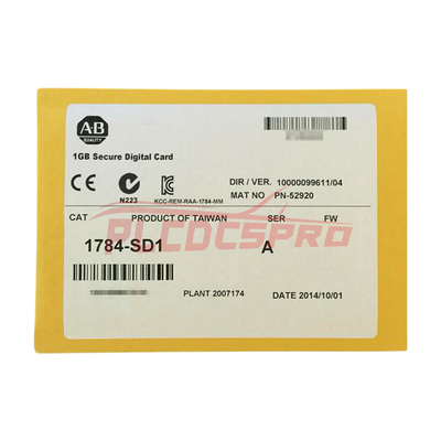 Allen Bradley 1784-SD1 ControlLogix Kartu SD 1Gb