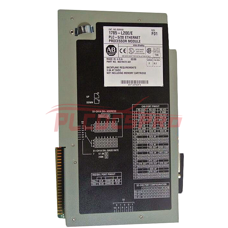 1785-L20E | Контроллер Allen-Bradley PLC-5 EtherNet/IP PLC-5/20, 16K слов