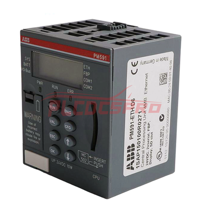 PM591-ETH ABB 1SAP150100R0271 وحدة المعالجة، ذاكرة 4MB