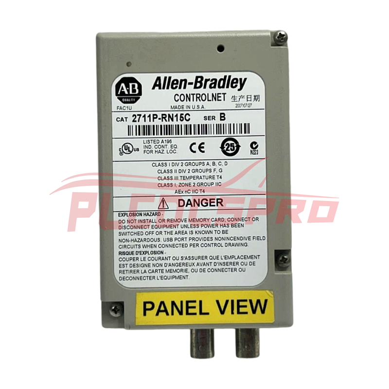 Allen-Bradley 2711P-RN15C ControlNet Communication Module
