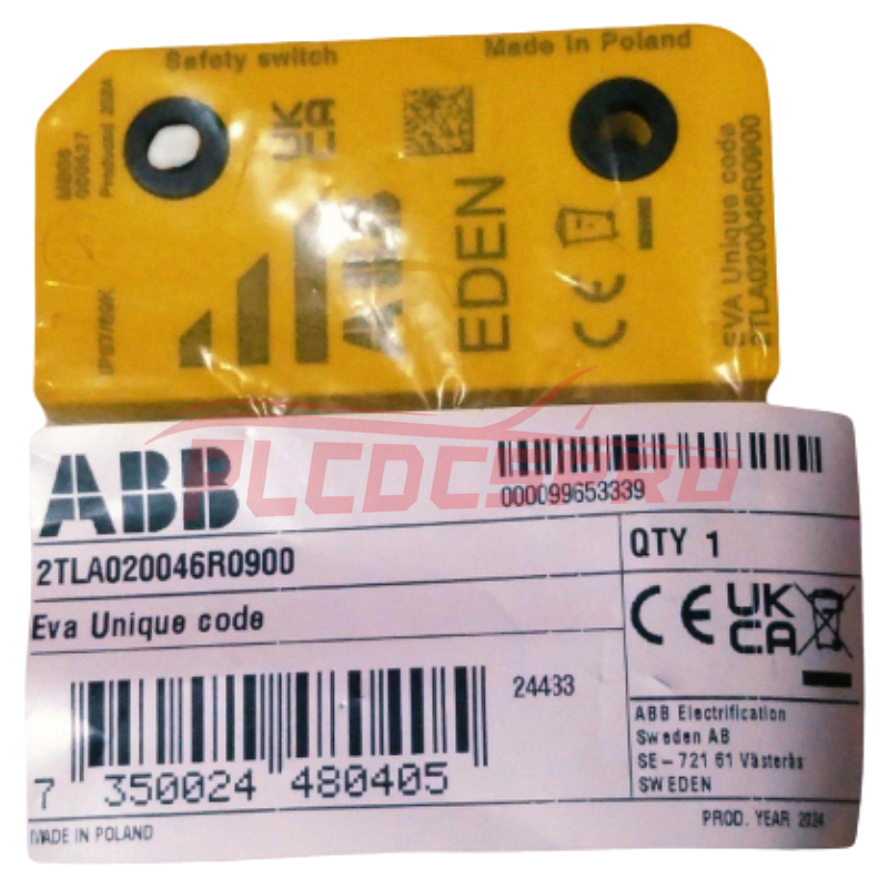 2TLA020046R0900 | محرک ABB برای سیستم حسگر ایمنی Eden