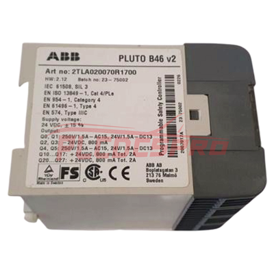 ABB 2TLA020070R1700 Pluto 2TLA Series Safety Controller