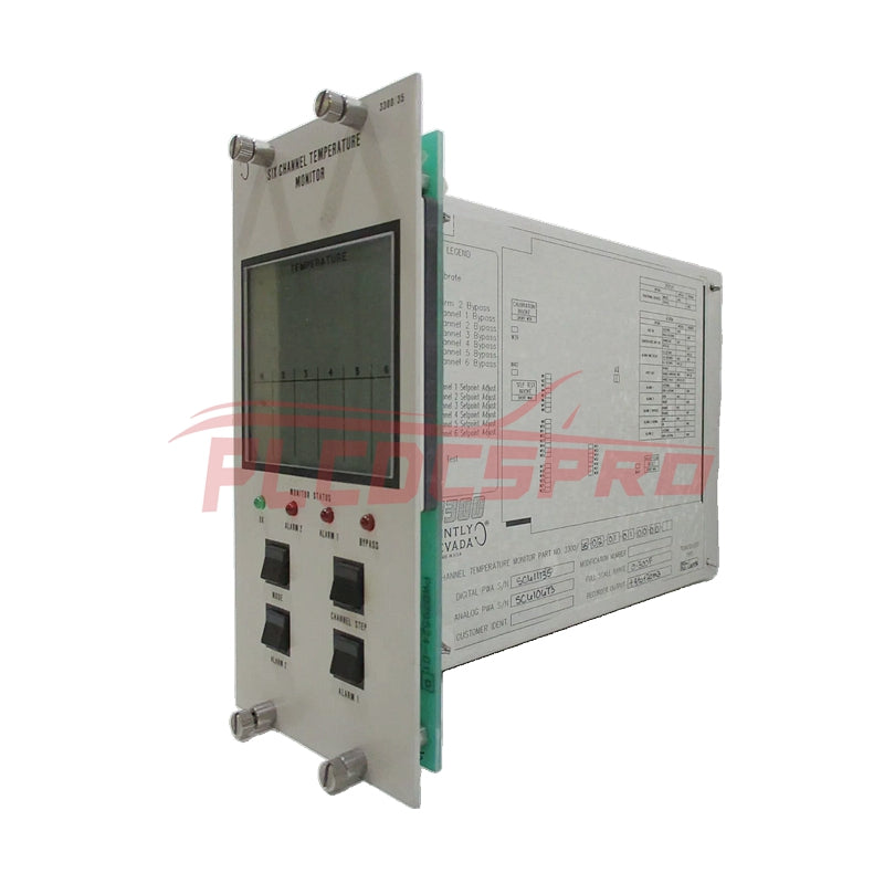 3300/35 | Altı Kanallı Sıcaklık Monitörü Bently Nevada