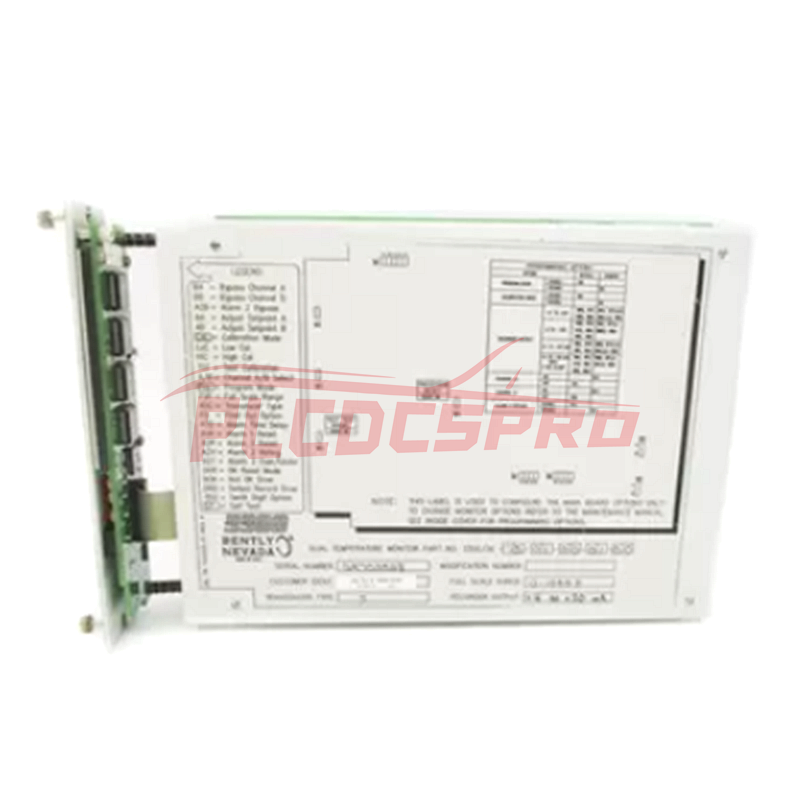 Bently Nevada 3300/53-03-02-00-60-05-00-00-00 Overspeed Detection