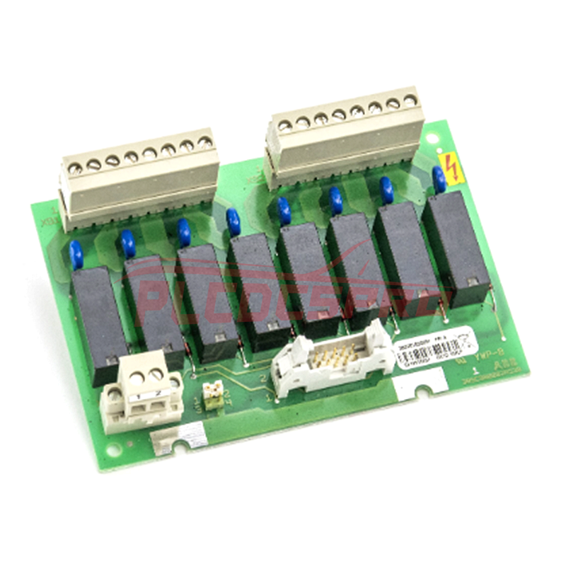 ABB 3BSE018335R1 DSTD 108LP savienojuma bloks ar 8 relejiem