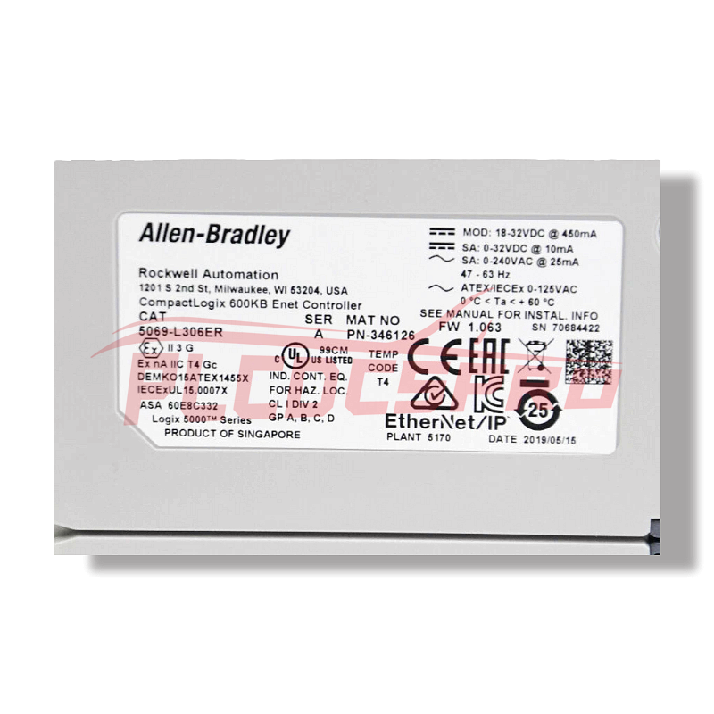 5069-L306ER | Allen-Bradley | Mô-đun Bộ điều khiển CompactLogix 5380