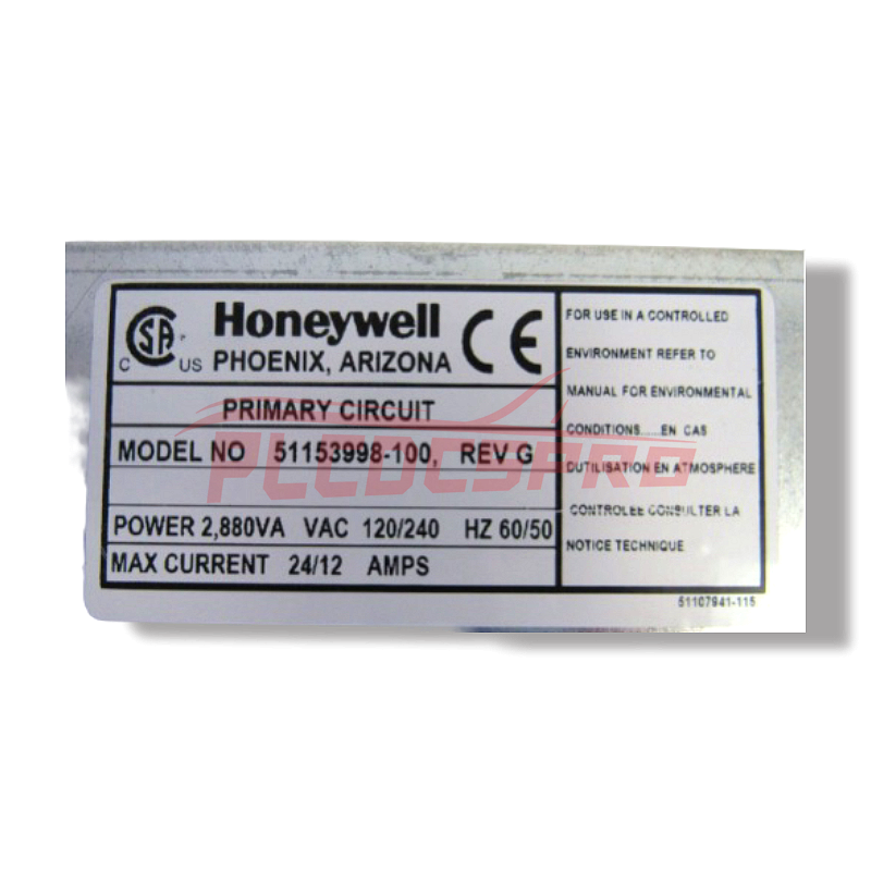 51153998-100 | Honeywell Szafka Wejście Zasilania Jednostka Dystrybucji Mocy