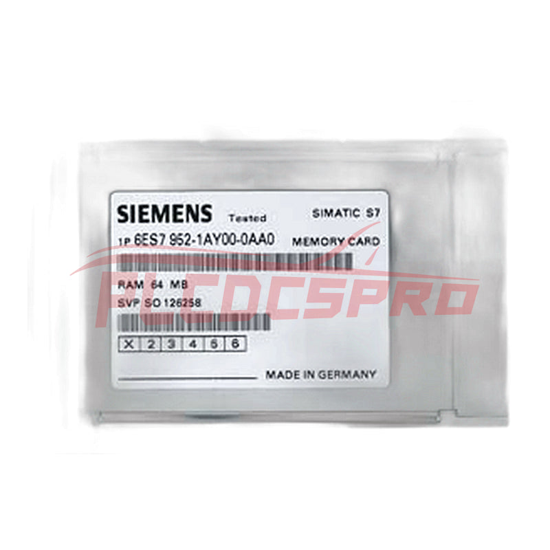 Siemens 6ES7952-1AM00-0AA0 S7-400 4MB RAM Memory Card