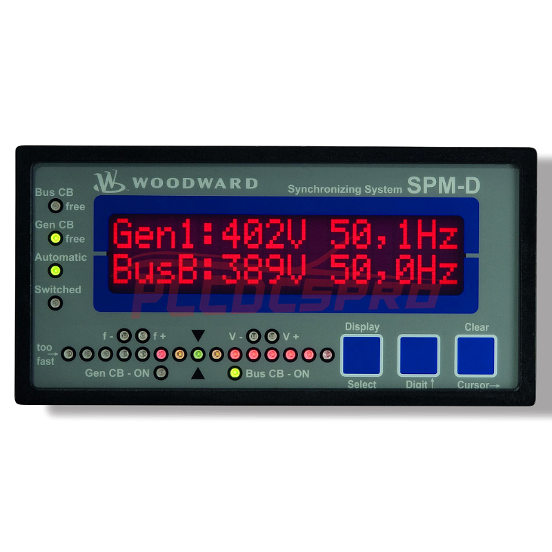 Woodward 8440-2166 Bộ đồng bộ Bộ vi xử lý hiển thị LED