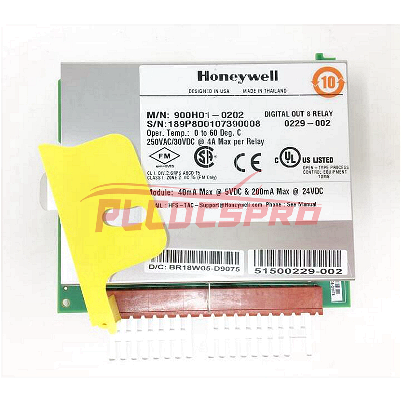 900H01-0202 | Salida Digital Honeywell, Relés, HC900 8 Canales