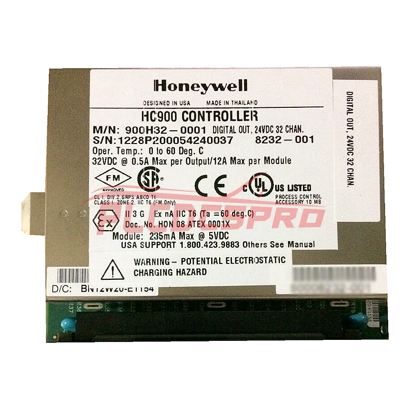 900H32-0001 Honeywell 32 punktowy cyfrowy moduł wyjściowy | Pochodzenie nowe