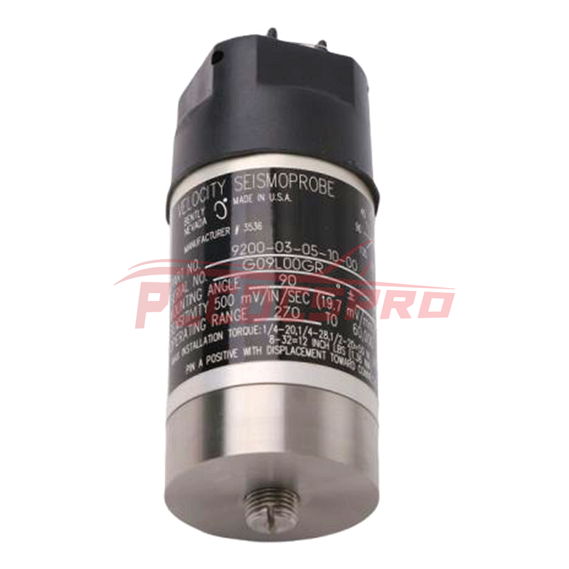 Bently Nevada 9200-01-01-01-00 Trasduttore Seismoprobe a Velocità a Due Fili