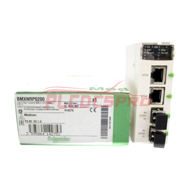 BMXNRP0200 | Schneider Modicon X80 Fiber Converter Module