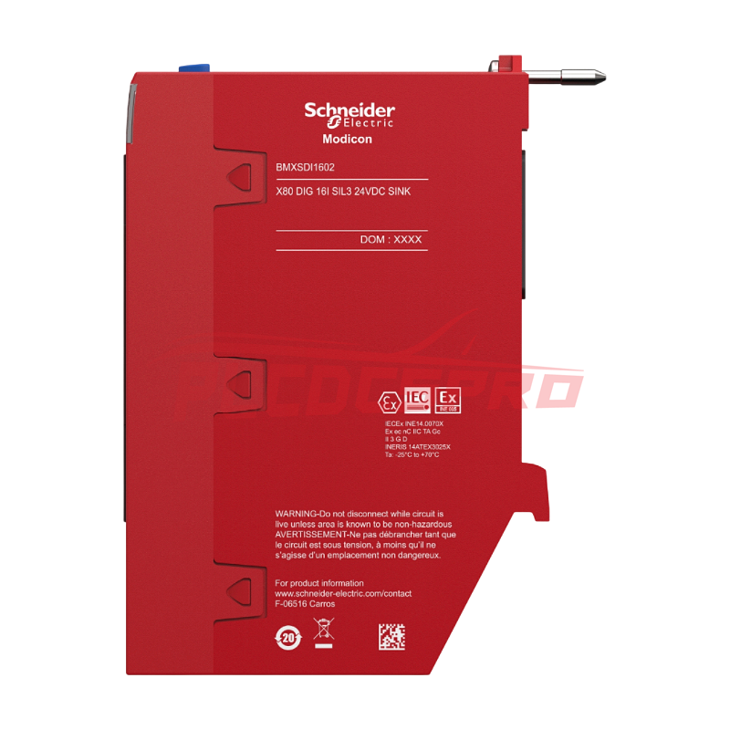 BMXSDI1602 | Schneider Modicon X80 Қауіпсіздік Дискретті Кіріс Модулі